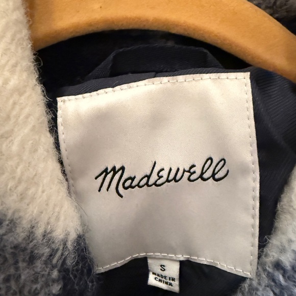 Madewell Black and Cream Checkered Jacket - Picture 5 of 5